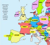 présence des frères  dans les pays marqués de jaune